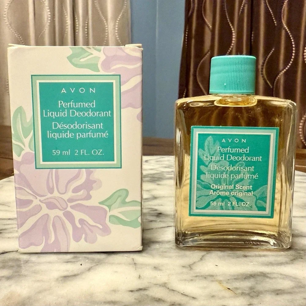 NEW! VTG 2000 Avon Perfumed Liquid Deodorant - Original Scent 2oz 59ml BOX!
